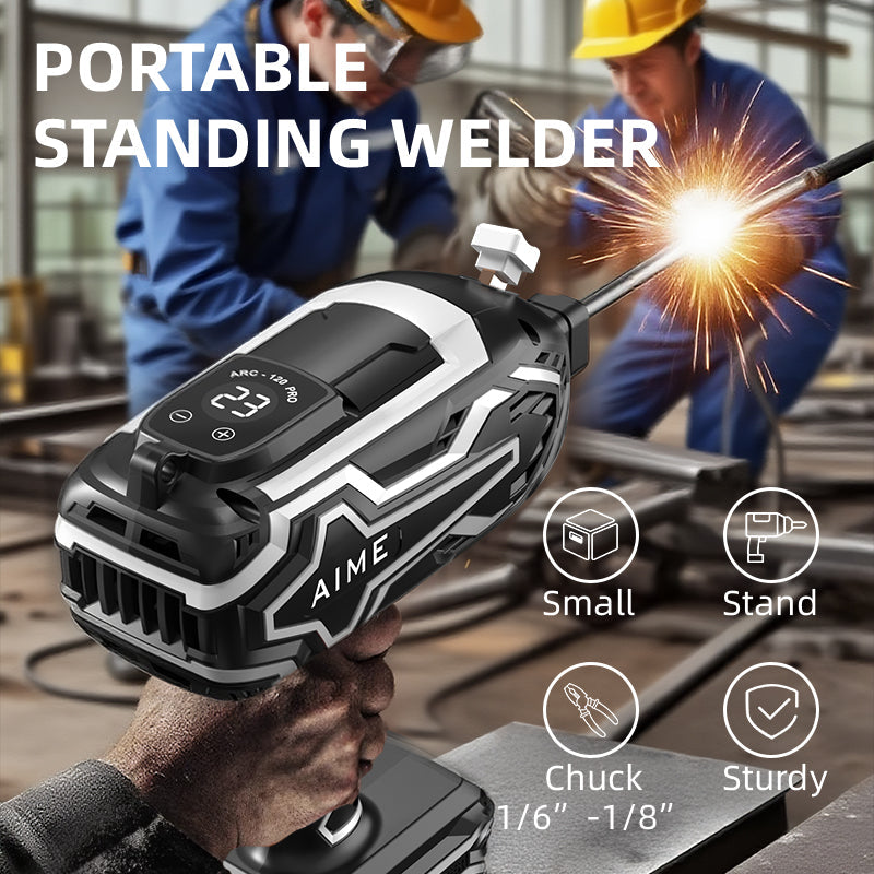 Portable Handheld Welder Gun 110V, 20-120A IGBT Inverter Welding Machine