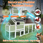 Wooden Chicken Coop with Run and Nesting Box