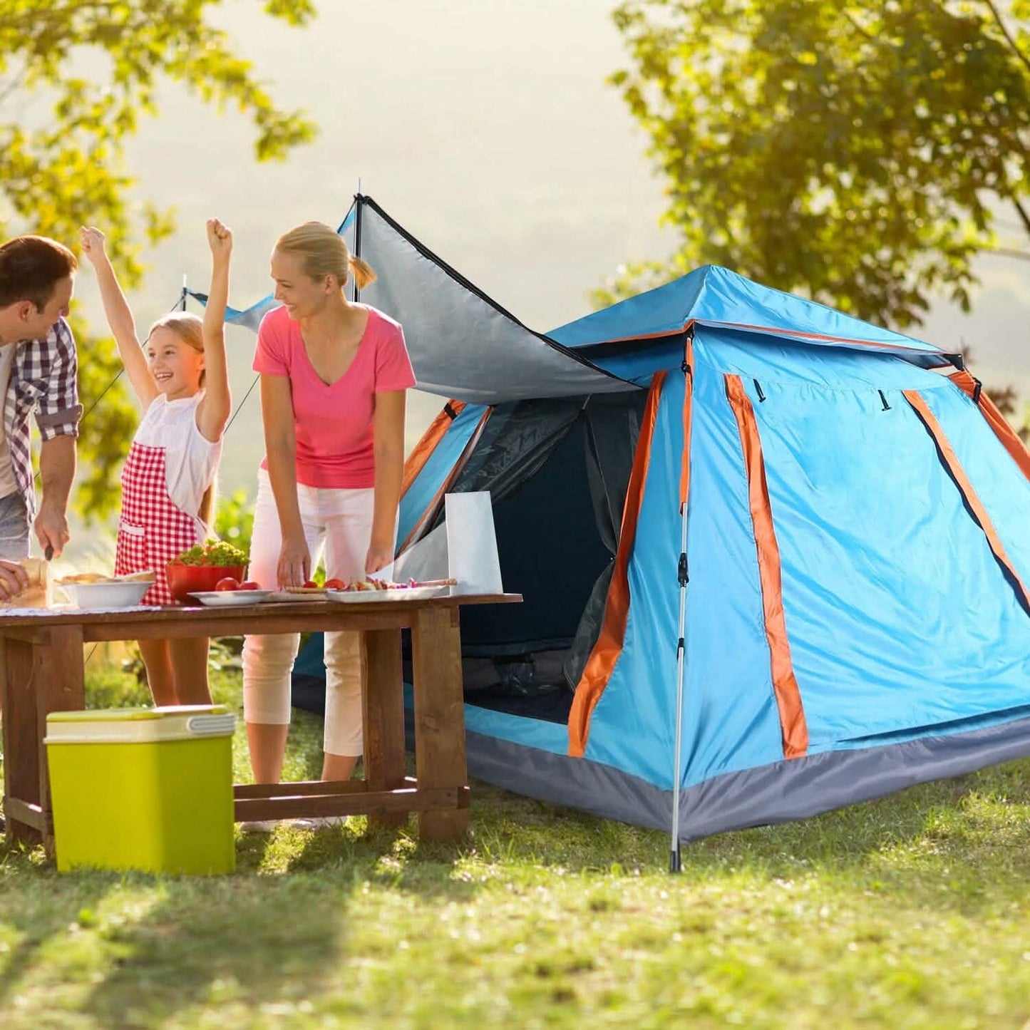 4-5 Person Foldable Waterproof Outdoor Camping Tent