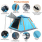 4-5 Person Foldable Waterproof Outdoor Camping Tent