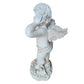 Winged Angel Covering Her Ears Resin Ornament