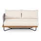 Lucca Outdoor Acacia Wood Rope Woven Sofa Sectional Set