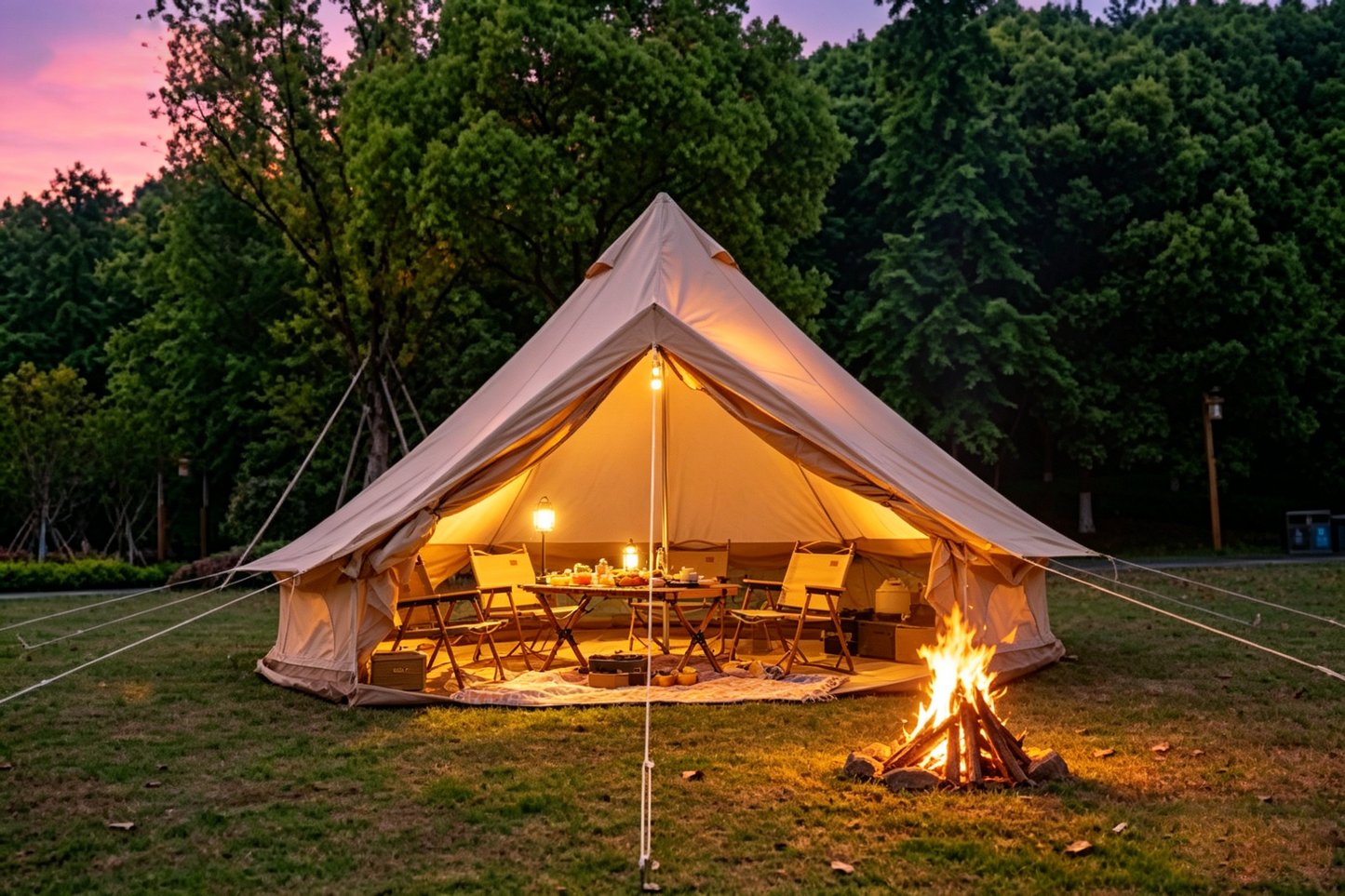 Oxford Bell Tent for Family Camping