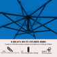 10 ft Cantilever Patio Umbrella with Crank – Multiple Colors