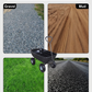 Heavy Duty Poly Garden Dump Cart – 600 lb Capacity, 10" Pneumatic Tires