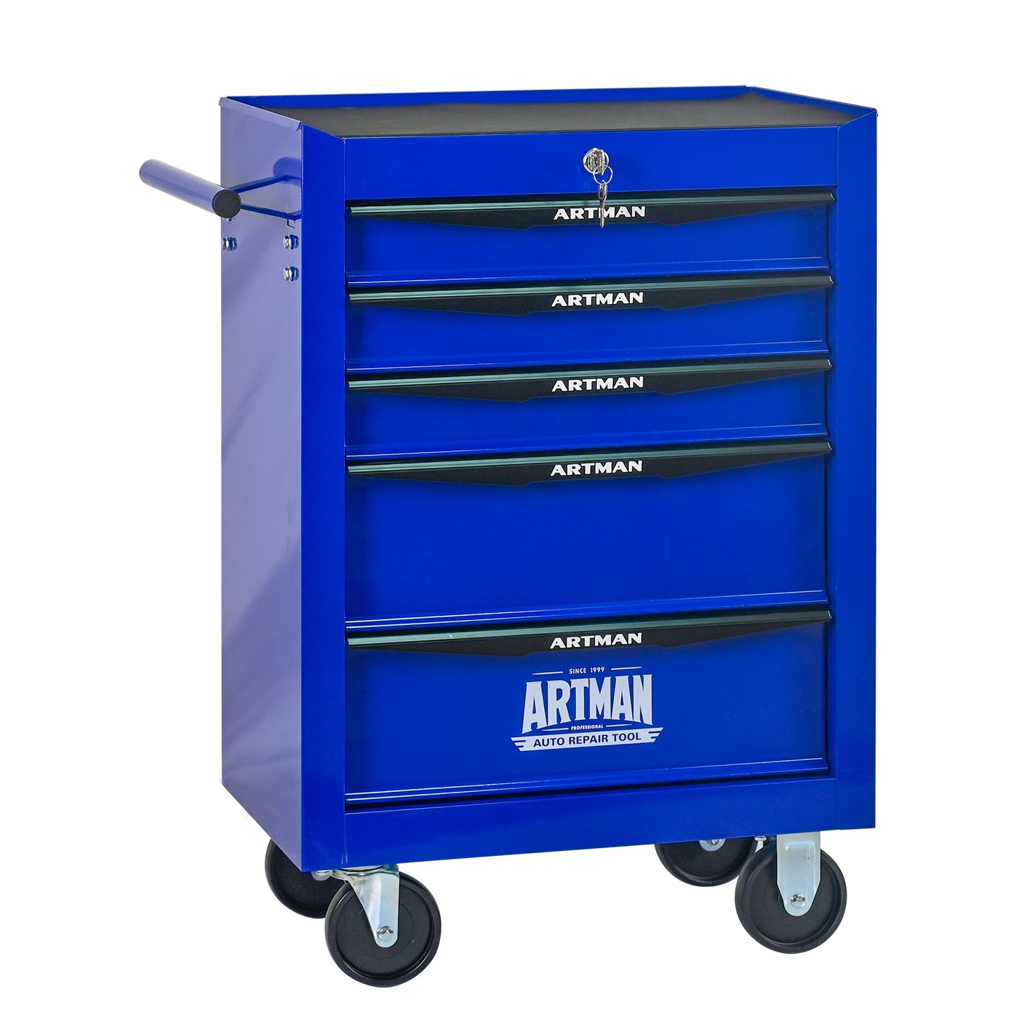 Rolling Metal Tool Chest with 5 Drawers