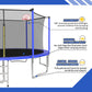 14FT Kids Trampoline with Safety Enclosure Net