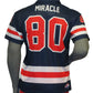 USA Hockey Officially Licensed "Miracle on Ice 1980 Team" Jersey Navy Polo Shirt