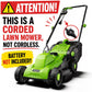 13-Inch 11 Amp Corded Electric Push Lawn Mower