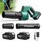 550 CFM Cordless Leaf Blower with 2 Batteries and Charger