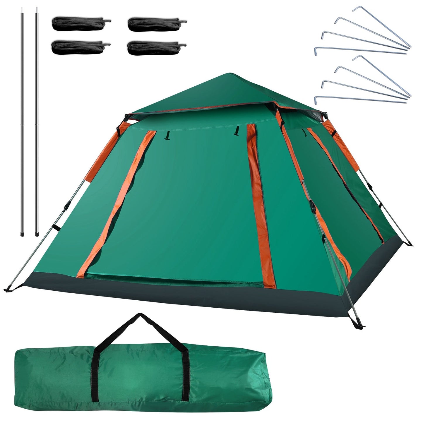 4-5 Person Waterproof Camping Tent with Mosquito Nets
