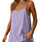 Women's Athletic Tennis Dress with Built-In Shorts