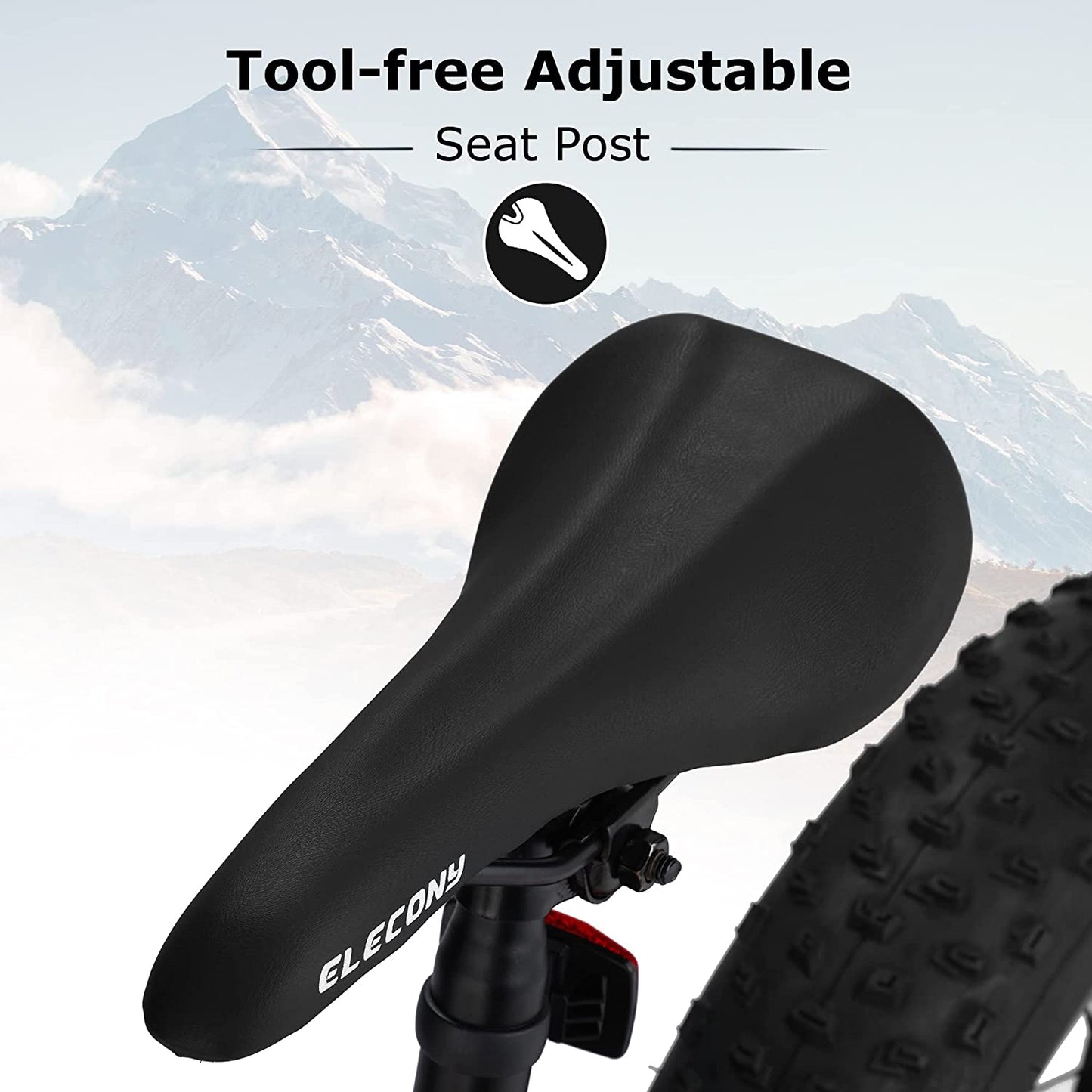 Elecony 24 Inch Fat Tire Bike - Adult/Youth