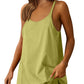 Women's Athletic Tennis Dress with Built-In Shorts