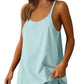 Women's Athletic Tennis Dress with Built-In Shorts
