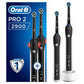 Oral-B Pro 2 (2900) BLACK EDITION RECHARGEABLE TOOTHBRUSH +BONUS HANDLE