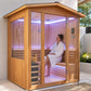6000W Outdoor Traditional Steam Sauna With Fragrant Cedar Wood