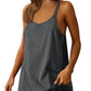 Women's Athletic Tennis Dress with Built-In Shorts