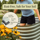Gro-Rite Premium Metal Raised Garden Bed Kit Tool-Free