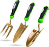 Titanium Garden Tool Set with Hand Cultivator Trowel