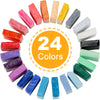 CiaraQ Polymer Clay Kit Mini Modeling Set 24 Colors for Kids Beginners Artist