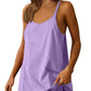 Women's Athletic Tennis Dress with Built-In Shorts