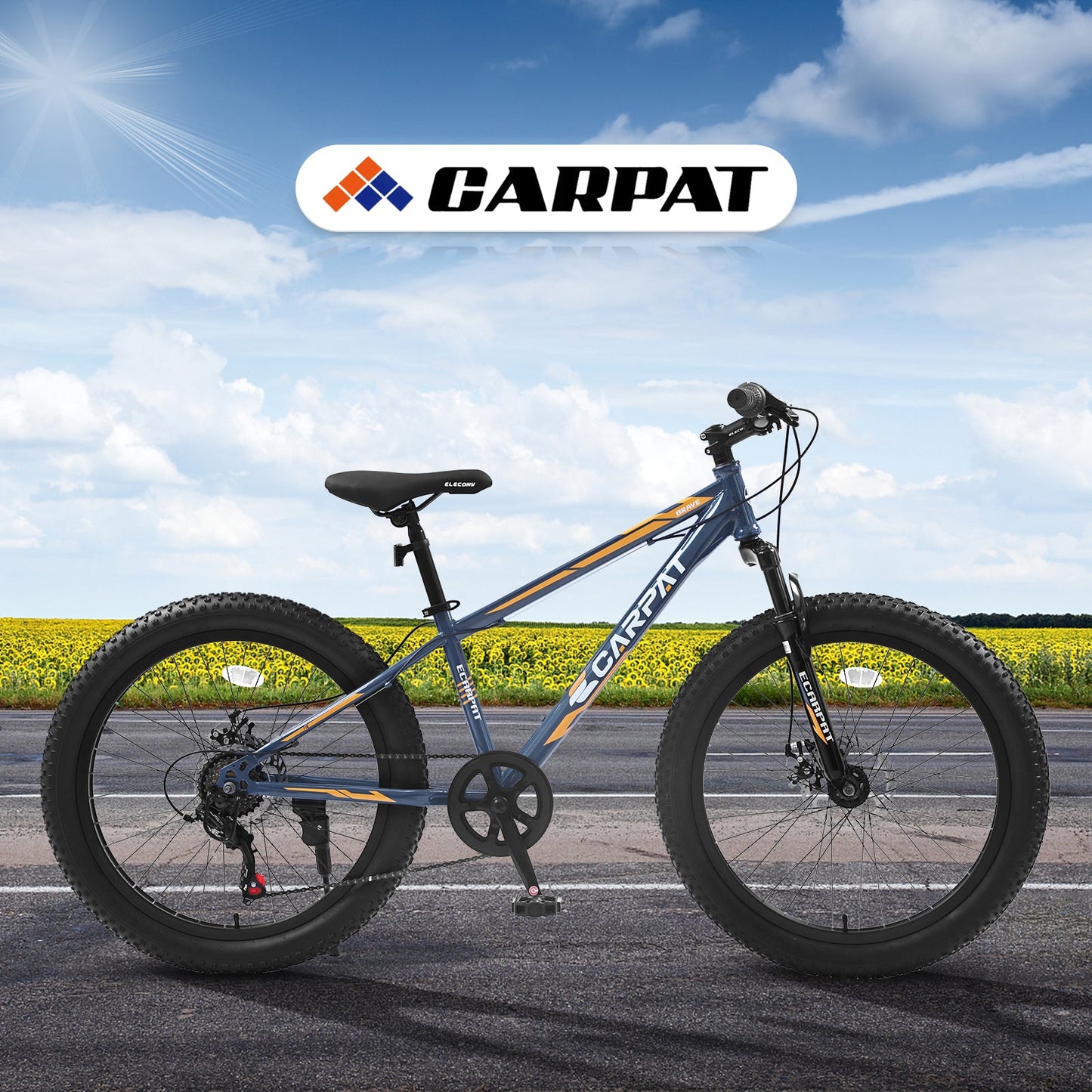 Elecony 24 Inch Fat Tire Bike - Adult/Youth