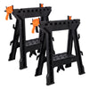 Folding Clamping Sawhorse Set of 2