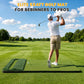 SwingRex 5x4FT Golf Practice Mat with Balls, Tees for Indoor & Outdoor Training