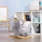 Qaba Baby Elephant Rocking Chair Toddler Rocker Toy