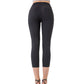 Denim-Look Capri Yoga Pants – Slim Fit High-Elastic Tummy Control Fitness Pants