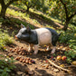 Garden Pig Statues Outdoor Decor