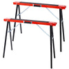 Saw Horses 2 Pack - Folding Portable Work Horse
