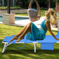 3-in-1 Heavy Duty Tanning Chair with Face Hole