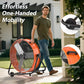 3-Speed Floor Drum Fan for Garage and Office