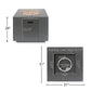 33" Outdoor Iron Square Propane Fire Pit