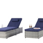 Outdoor Sofa Pe Rattan Furniture Deck Chair - Gray