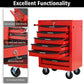 Rolling Metal Tool Chest with 7 Drawers