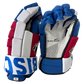 "ALEX" Hockey Gloves - Red/White/Blue