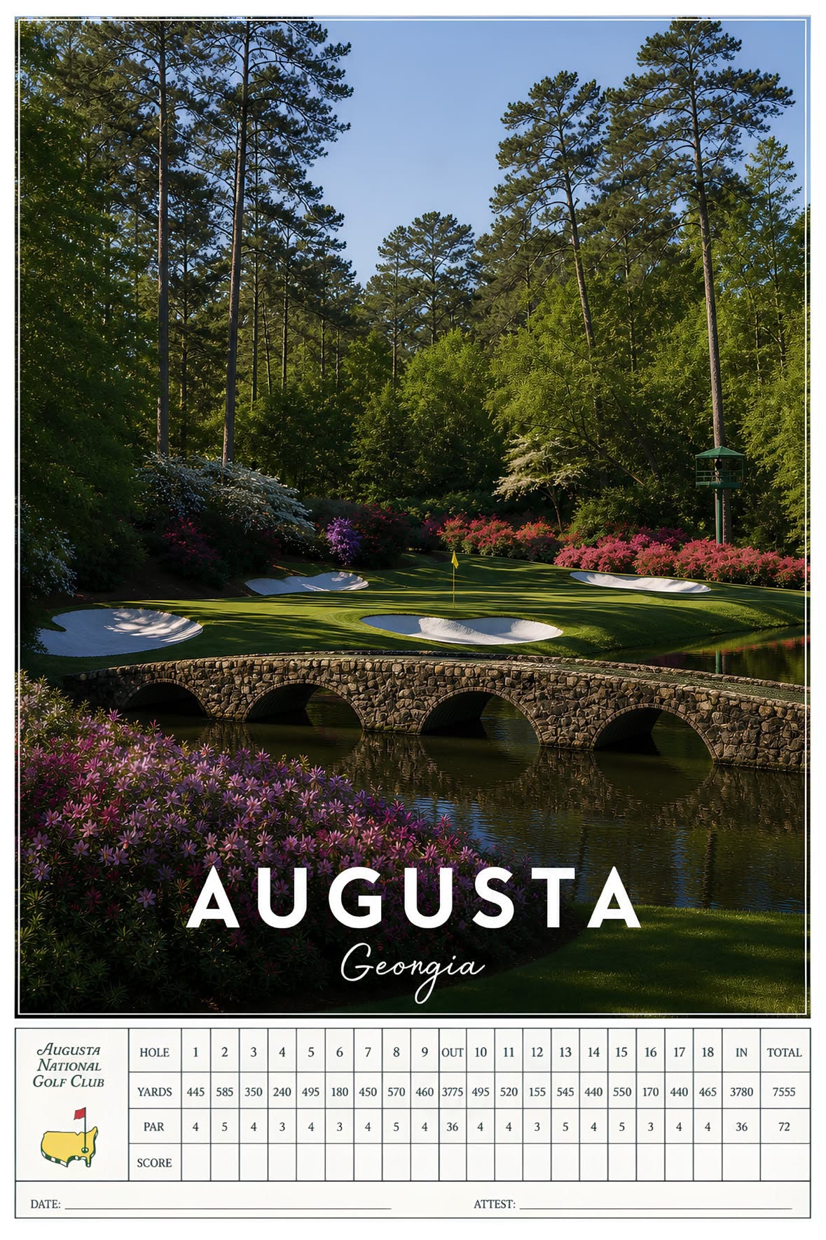 Augusta  - Scorecard
