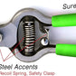Classic Bypass Pruning Shears Clippers (Green)