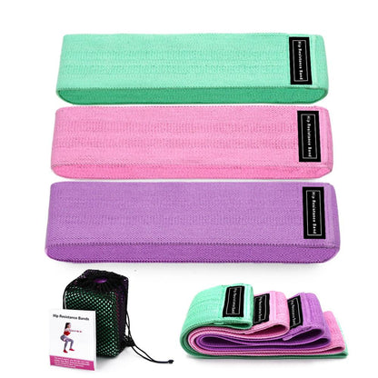 3-Piece Resistance Bands Set for Fitness Exercise Training