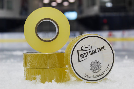 Best Dam Clear Hockey Tape – 3 Pack (1" x 90 ft)