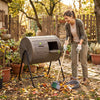 Compost Tumbler 37.5 Gallon Large Outdoor Compost Bin