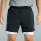 Men's V1 Athletic Shorts Black Lightweight Performance Activewear