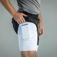 Men's V1 Athletic Shorts Black Lightweight Performance Activewear