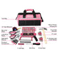 201 Piece Household Tool Kit in a Soft-Sided Tool Bag Pink - DT0020P