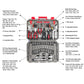 95 Piece Mechanics Tool Set in Metric and SAE for Small Engine, Mechanical and General Repairs – DT1242