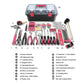 Pink 170 Piece Household Tool Kit with New and Improved Tool Box - DT7103P