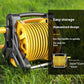 Automatic Retractable Water Hose Reel Set Garden Hose Spray Nozzle